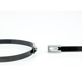 WKK - Bridas de acero inoxidable - Revestidas - AISI 316L - 125x4,6mm - 100 piezas