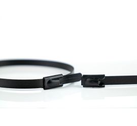 Ty-Met® - Bridas de acero inoxidable - Cierre Ball-Lock - Revestido - 840x7,9xmm - 100 piezas