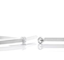 Ty-Rap® - Bridas de plástico - Cierre de acero inoxidable - Para uso universal - Blanco - 771x6,9mm - 500 piezas