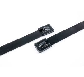 Ty-Met® - Bridas de acero inoxidable - Cierre Ball-Lock - Heavy duty - Revestido