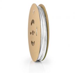 Een rol witte dunwandige krimpkous, H-2(3X), 150 meter, van het merk Hongshang.