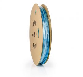 Een rol blauwe dunwandige krimpkous, H-5(3X)-F, 30 meter, van het merk Hongshang.