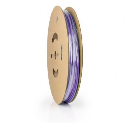 Een rol paarse dunwandige krimpkous, H-5(3X)-F, 150 meter, van het merk Hongshang.