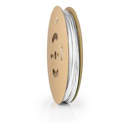 Een rol witte dunwandige krimpkous, H-5(3X)-F, 30 meter, van het merk Hongshang.