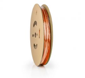 Een rol rode Middelwandige isolatie krimpkous voor busbars, HBTM, 15 meter, van het merk Hongshang.